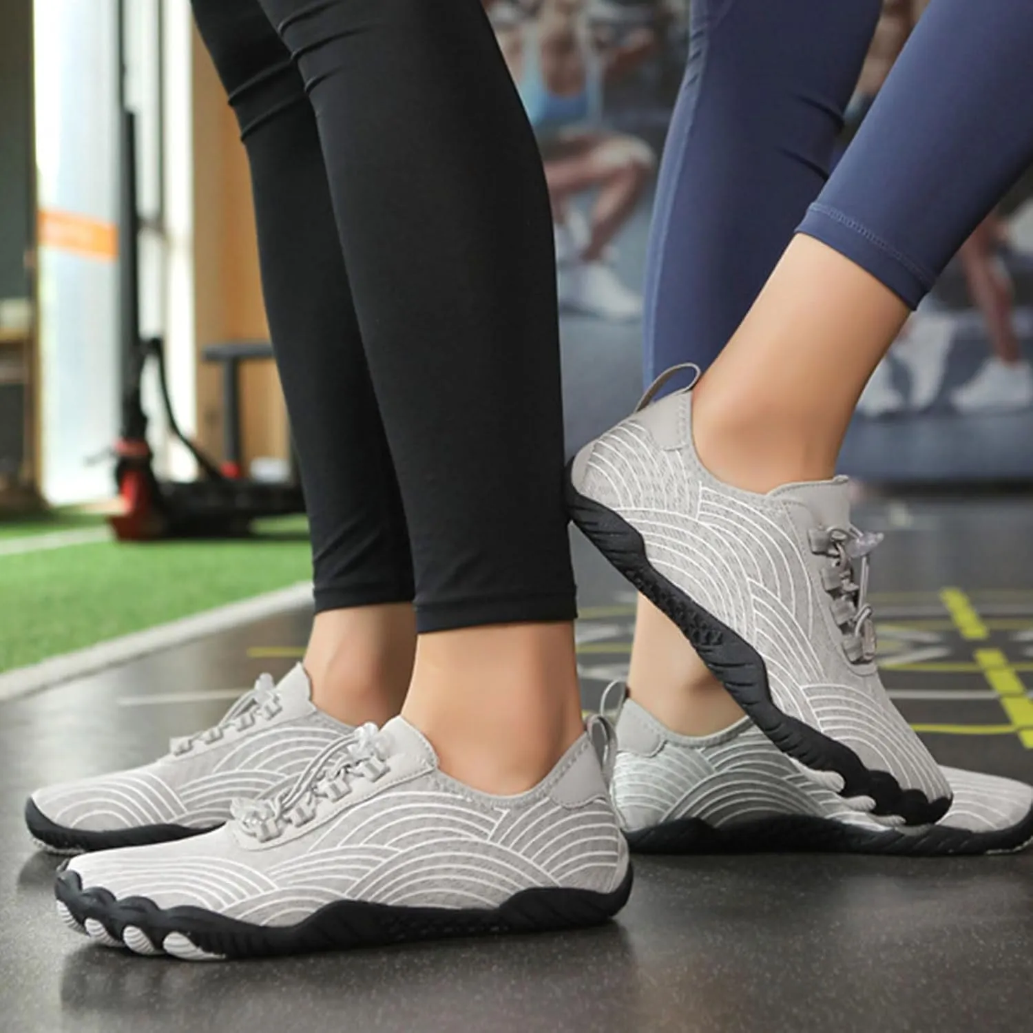 2025 Water Shoes for Women Men Lightweight Quick-Dry Athletic Hiking Footwear,Non-Slip Wide Toe Box Breathable Camping Footwear,Summer Gym Fitness Comfortable Barefoot Shoes