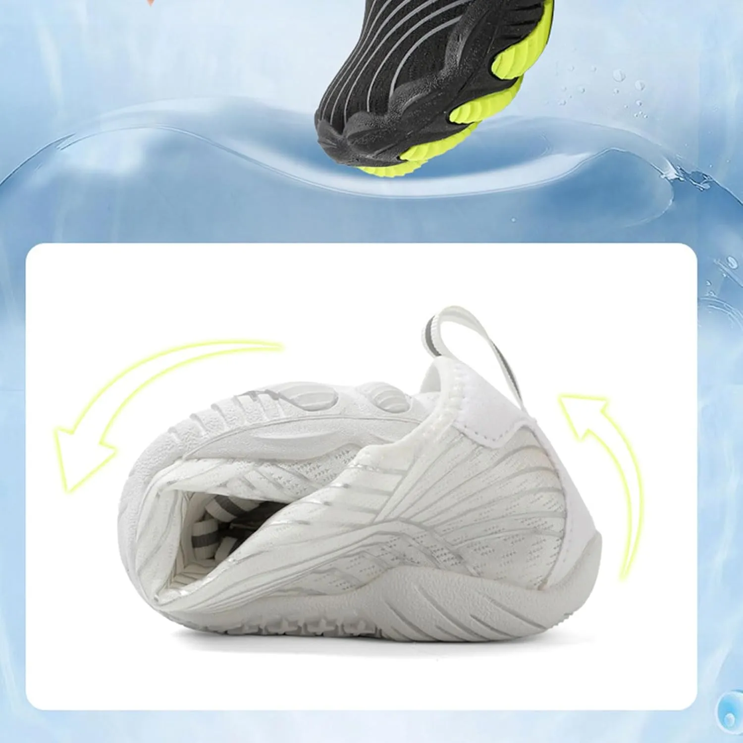 2025 Water Shoes for Women Men Lightweight Quick-Dry Athletic Hiking Footwear,Non-Slip Wide Toe Box Breathable Camping Footwear,Summer Gym Fitness Comfortable Barefoot Shoes