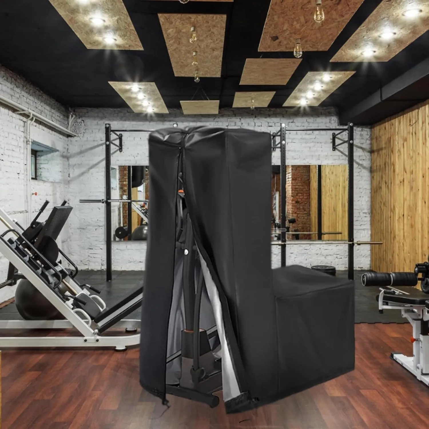 420D Outdoor Elliptical Machine Cover, Oxford Cross Trainer Machine Cover with Drawstring, Waterproof Dustproof Windproof Anti-UV Elliptical Machine Cover