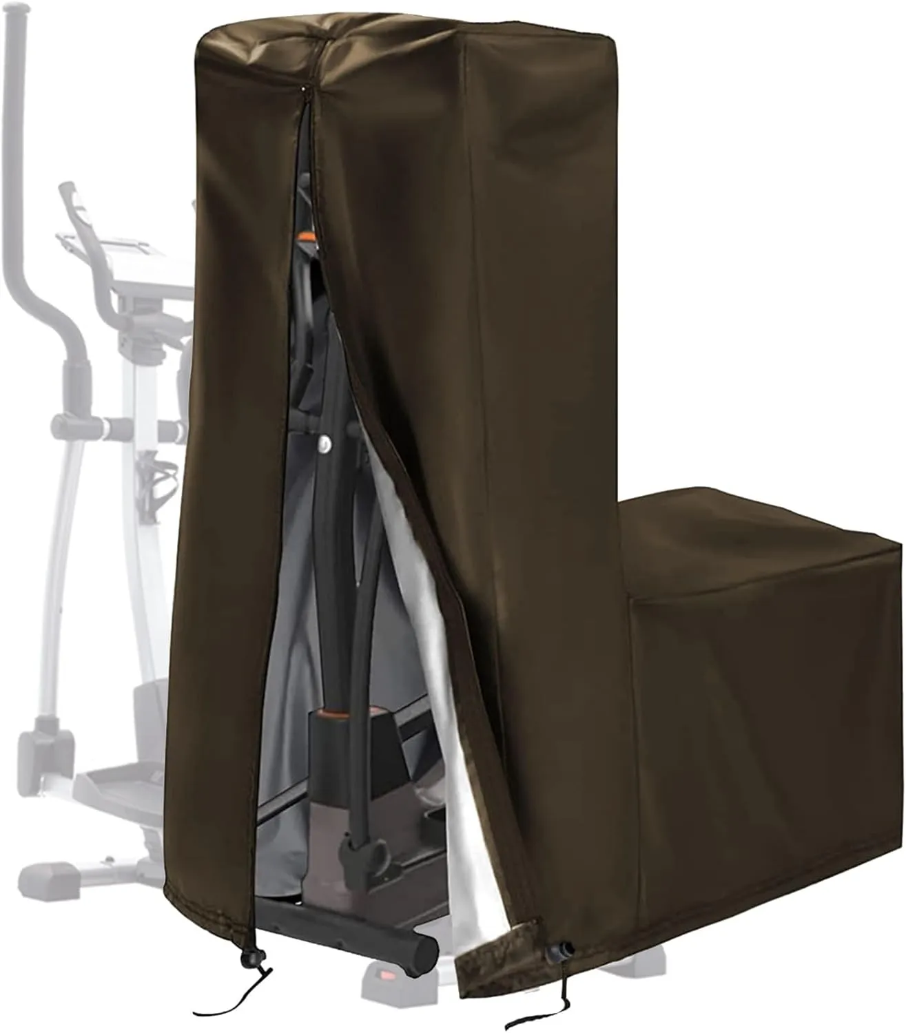 420D Outdoor Elliptical Machine Cover, Oxford Cross Trainer Machine Cover with Drawstring, Waterproof Dustproof Windproof Anti-UV Elliptical Machine Cover