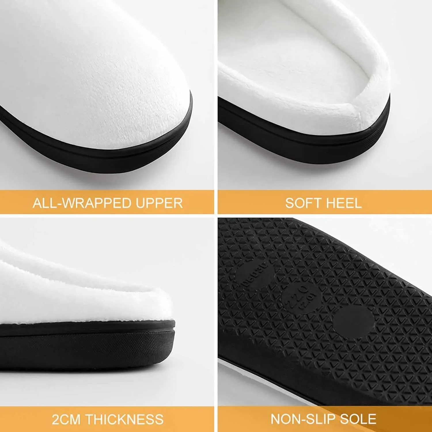 A Pair of Gray Crowned Cranes Cute Cotton Slippers Anti-slip House Shoe Slipper Indoor Outdoor