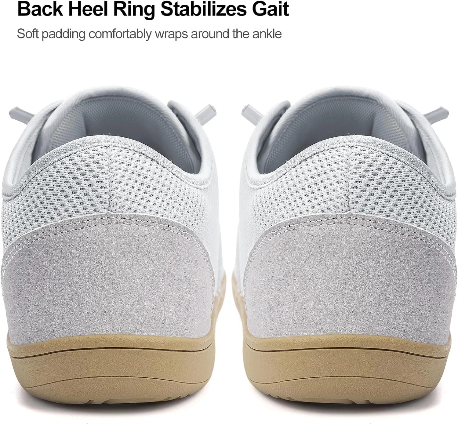 Adapt Knit Trainer Wide Toe Box Shoe with Earth-Link Grounding, Zero-Drop Sole, Breathable Knit Upper & Machine Washable Perfect for Daily Wear & Light Training