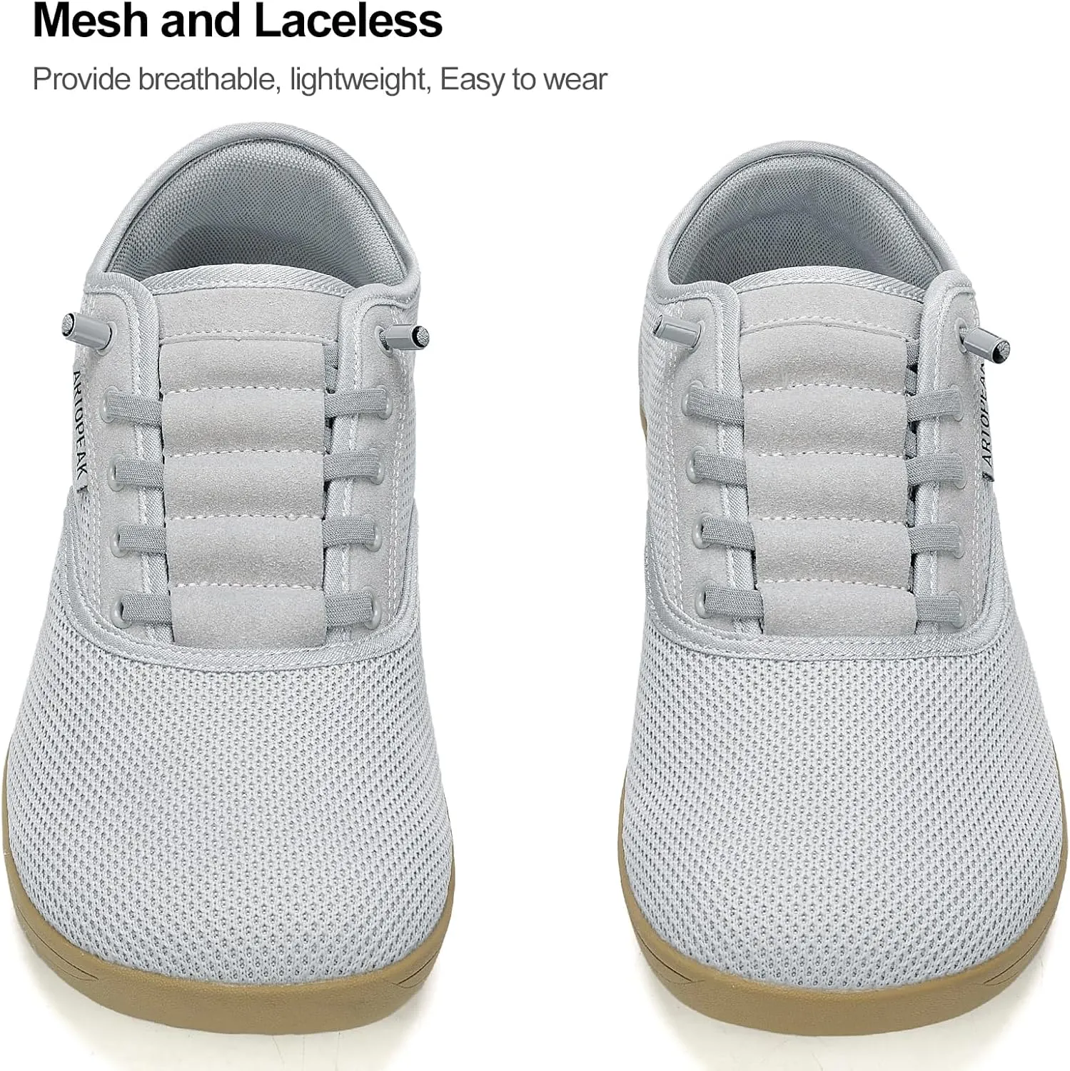 Adapt Knit Trainer Wide Toe Box Shoe with Earth-Link Grounding, Zero-Drop Sole, Breathable Knit Upper & Machine Washable Perfect for Daily Wear & Light Training