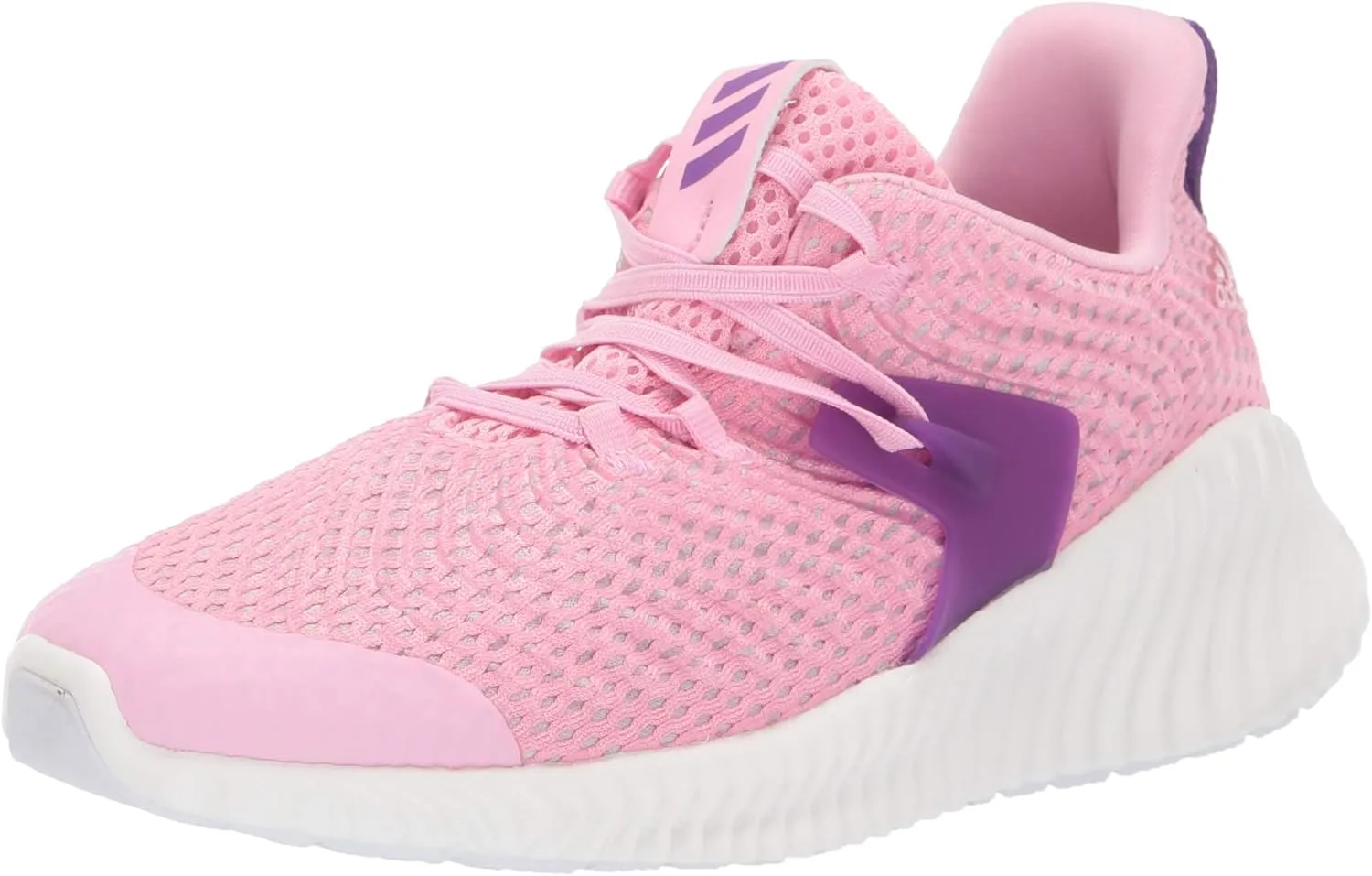Adidas Kids Alphabounce Instinct, true pink/active purple/cloud white 5 M US Big Kid