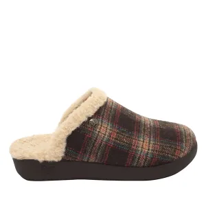 Alegria Women's Comfee Plaidly Brown