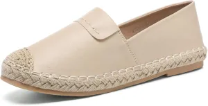 Altxic Women's Cap-Toe Classic Comfortable Slip on Lightweight Casual Espadrilles Loafer Flat