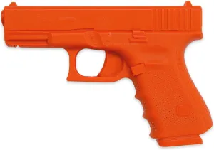 American Safety Trainers - Non-Functional Solid Polymer Training Guns - Blaze Orange - U.S.A. - Safe Practice Aides - Fits Model Specific Holsters