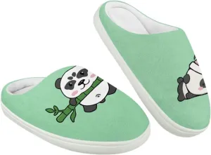 Animal Plush Slippers for Kid Warm Soft Floral Fluffy Fuzzy Slippers Slip-On Anti-Skid Outdoor Home Slipper for Kids