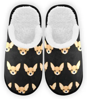 Animals Slippers for Women Men, Memory Foam Non-Slip Indoor Slippers Bedroom Hotel Travel Home Shoes
