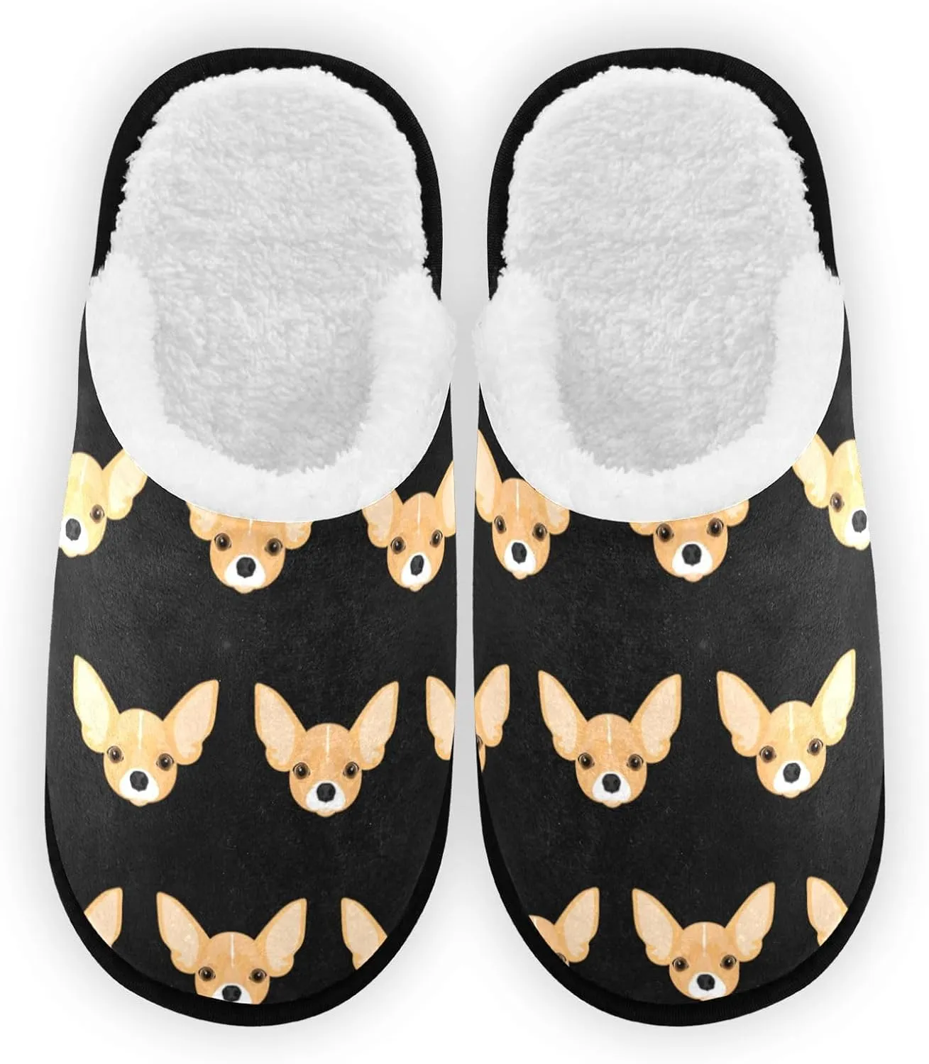 Animals Slippers for Women Men, Memory Foam Non-Slip Indoor Slippers Bedroom Hotel Travel Home Shoes