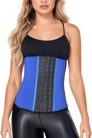 Ann Chery 2021 Latex Waist Trainer for Women |3 Hook Body Shaper|High Compression Colombian Waist Cincher |Daily & Sports Use