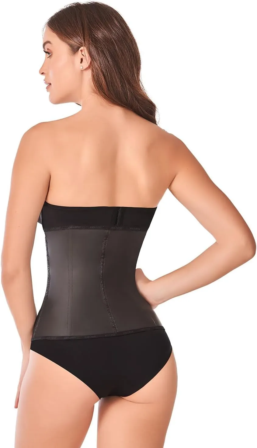 Ann Chery 2021 Latex Waist Trainer   HOT CREAM |Colombian Cincher for Tummy Control| Daily & Sport Use|Adjustable Compression