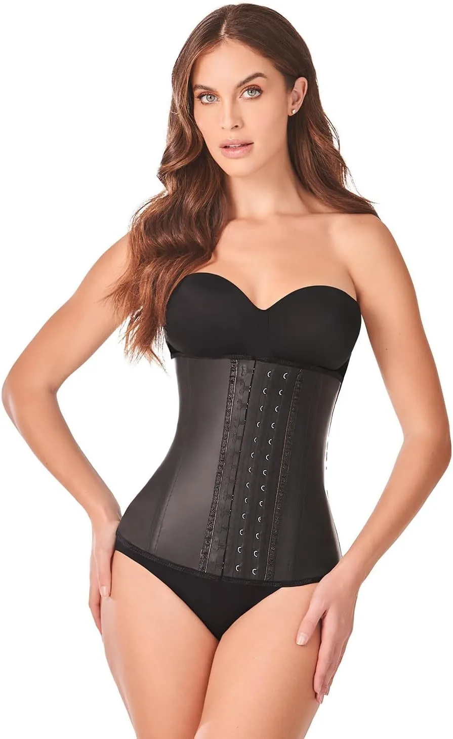 Ann Chery 2021 Latex Waist Trainer   HOT CREAM |Colombian Cincher for Tummy Control| Daily & Sport Use|Adjustable Compression