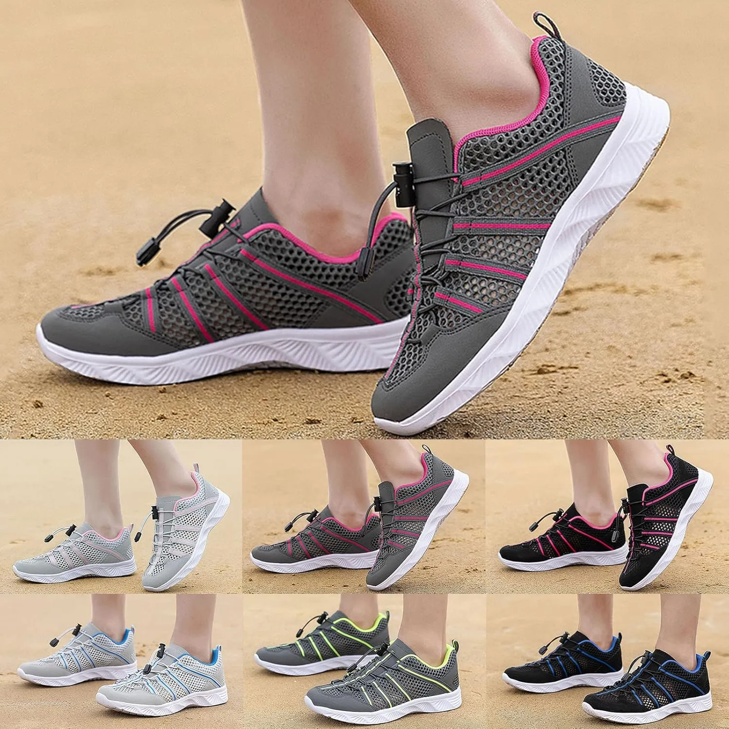 Aqua Socks Water Shoes Men Women Quick Dry Barefoot Swim Beach Pool Surf Hiking Kayaking Diving Yoga Outdoor Sports Lightweight