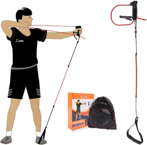 Archery Bow Trainer - Draw Strength Training Aid, Anti-Break Latex Resistance Bands, Exerciser for Recurve & Compound Shooting - Kids to Experts