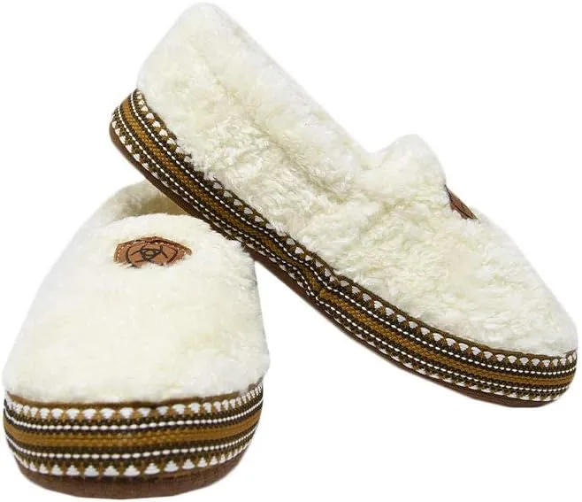 ARIAT Women's Snuggle Warm Soft Plush Acrylic Upper Rubber Outsole Indoor & Outdoor Slippers