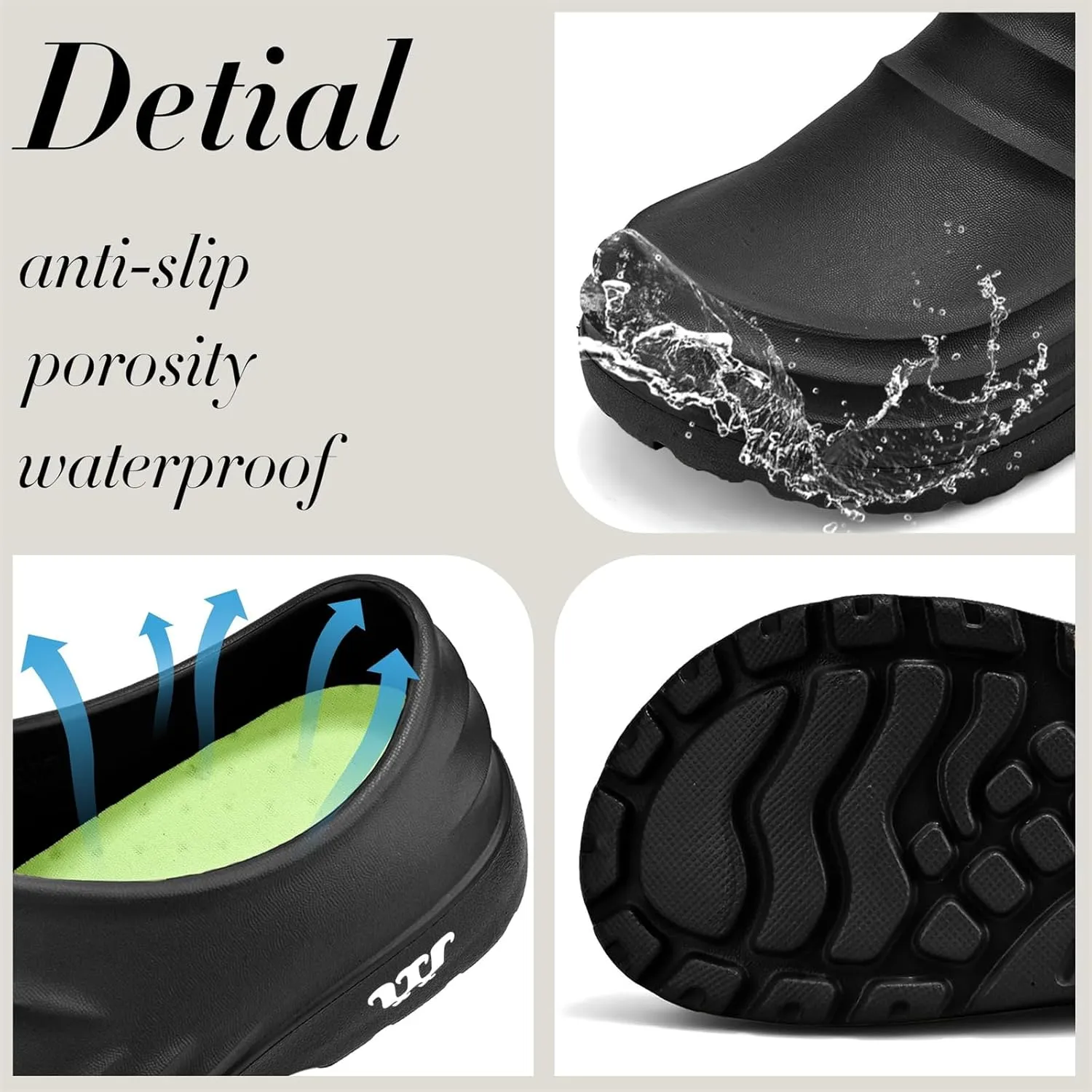 Armadillo Clogs Nurse Shoes for Women Men Non Slip Chef Shoes Oil Resistant Kitchen Work Boots for Men Waterproof Wide Width Sneakers Health Care and Food Service Shoe Garden Unisex