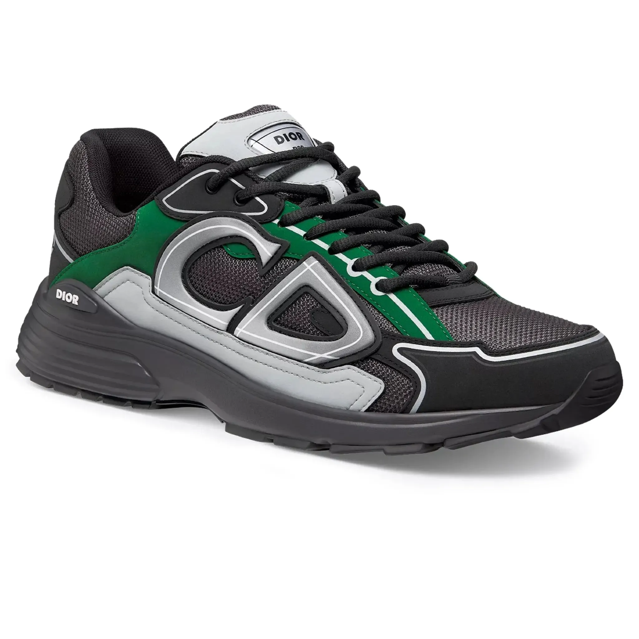 B30 Mesh Deep Grey Green Black Trainer