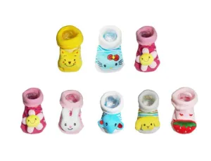 Baby Grip Slipper Socks (2 Pairs)