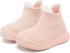 Baby Sock Shoes With Grip - Infant First Walker Shoes for Girls and Boys - Toddler Slipper Non Slip
