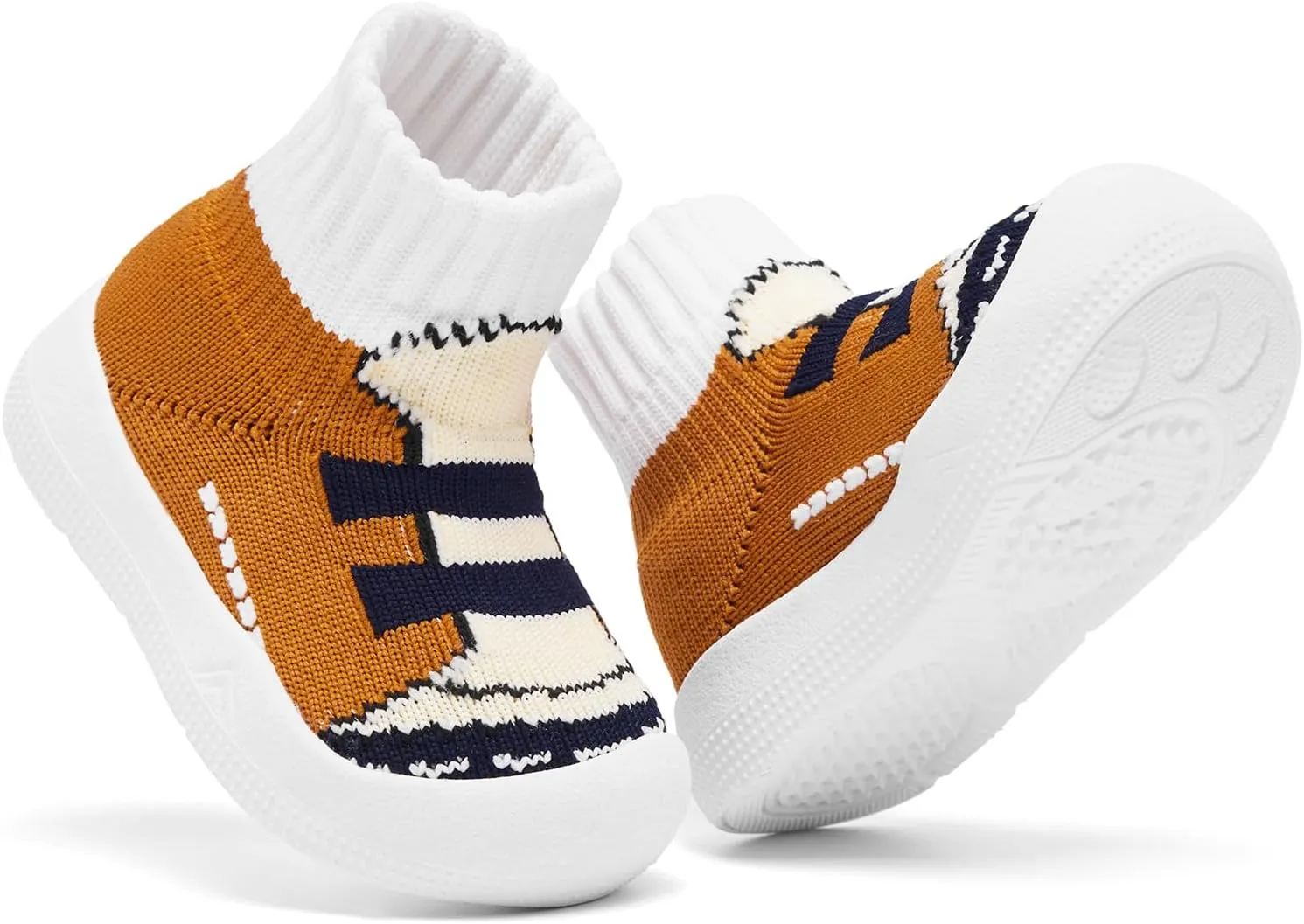 Baby Sock Shoes With Grip - Infant First Walker Shoes for Girls and Boys - Toddler Slipper Non Slip
