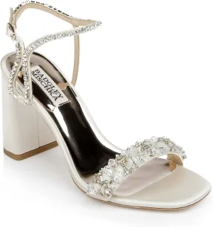 Badgley Mischka Women's Tanisha Block Heel Sandal Heeled