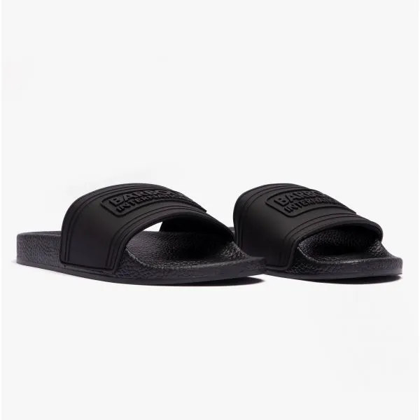 Barbour INTERNATIONAL Mens Logo Slider Black