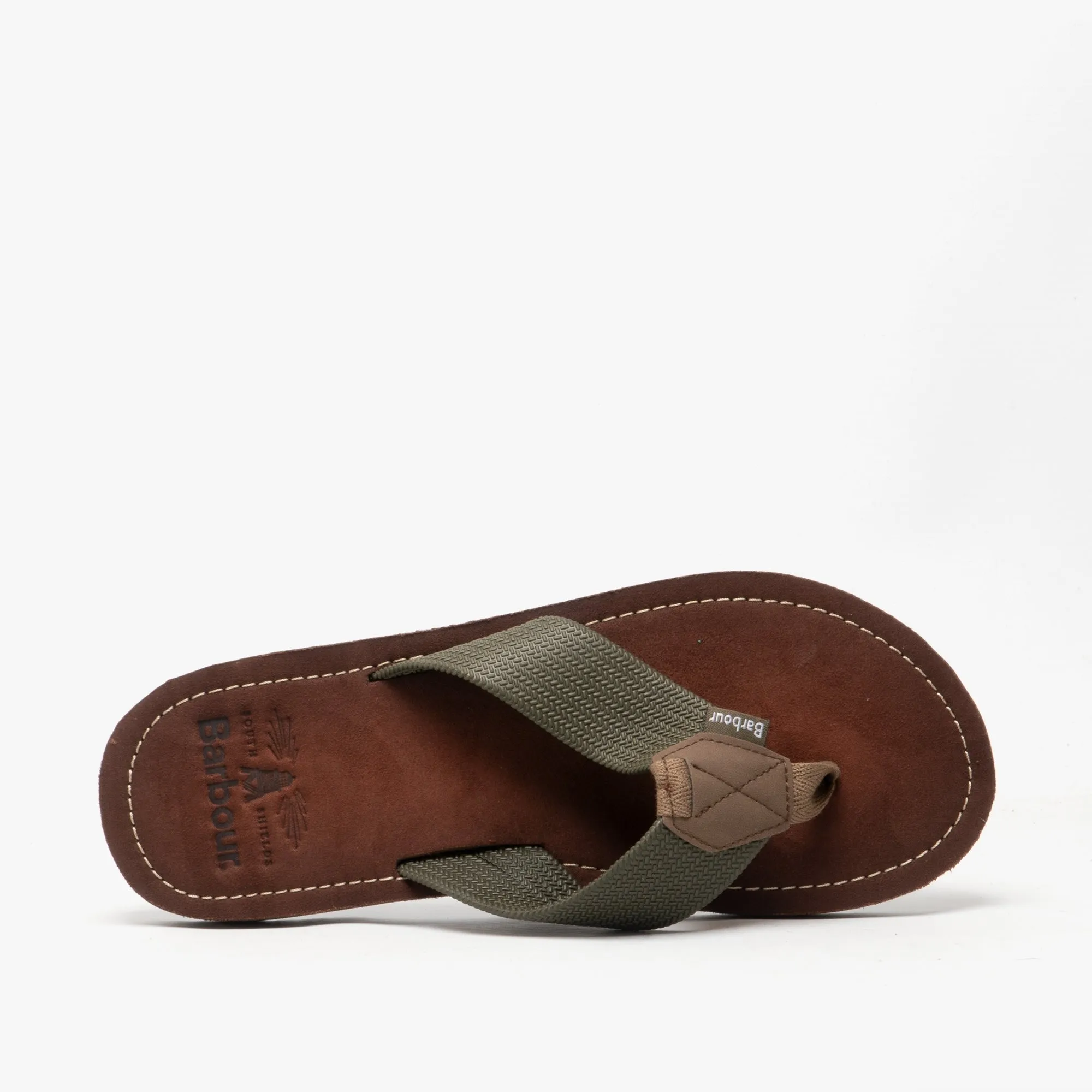 Barbour TOEMAN BEACH SANDAL Mens Flip Flops Olive