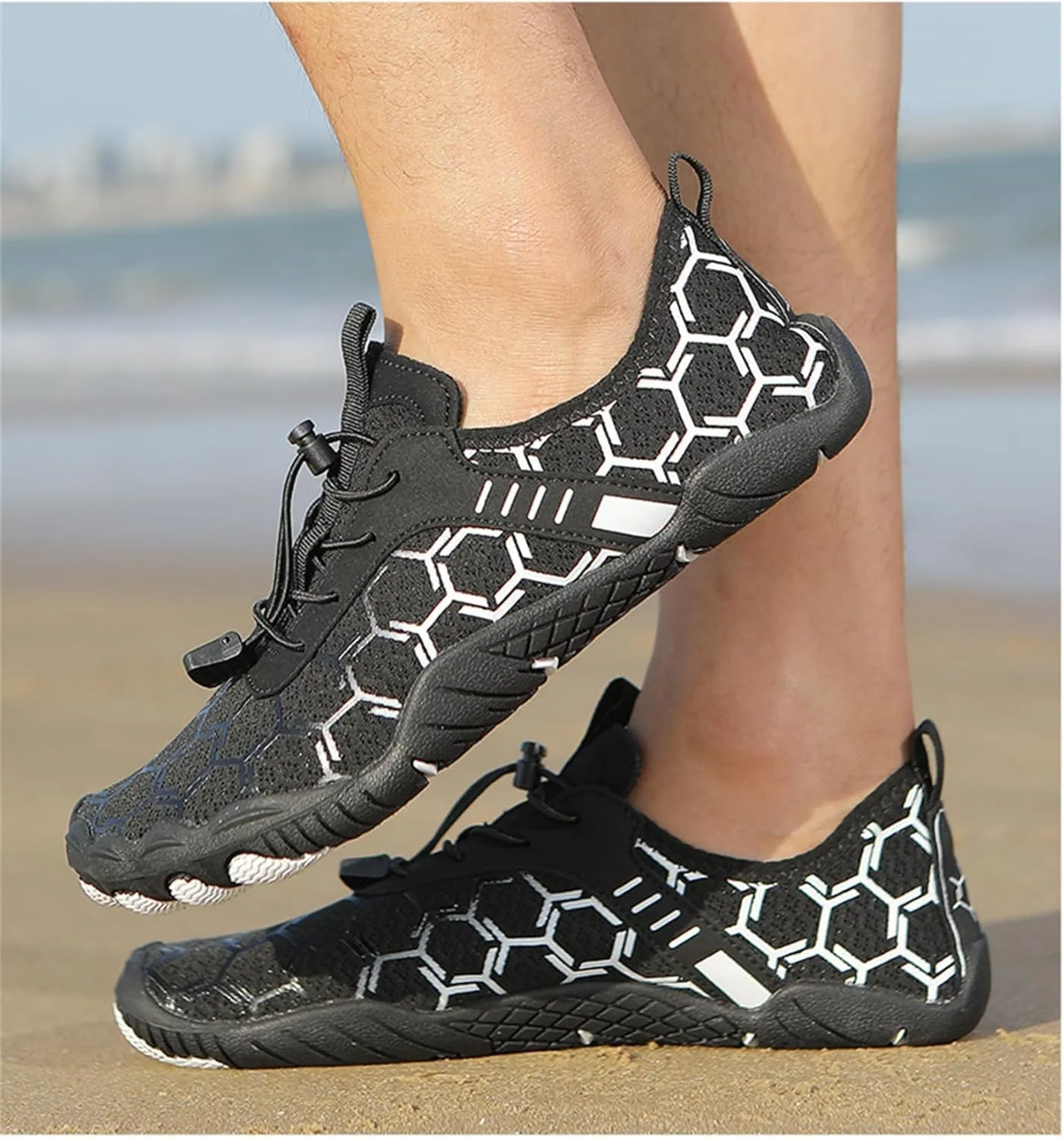 Barefoot Beach and Pool Shoes for Women Men Waterproof Trail Running Sneakers Healthy and Non-Slip Barefoot Shoes Unisex Athletic Outdoor Sneaker Pro Wide Toe Box Shoe