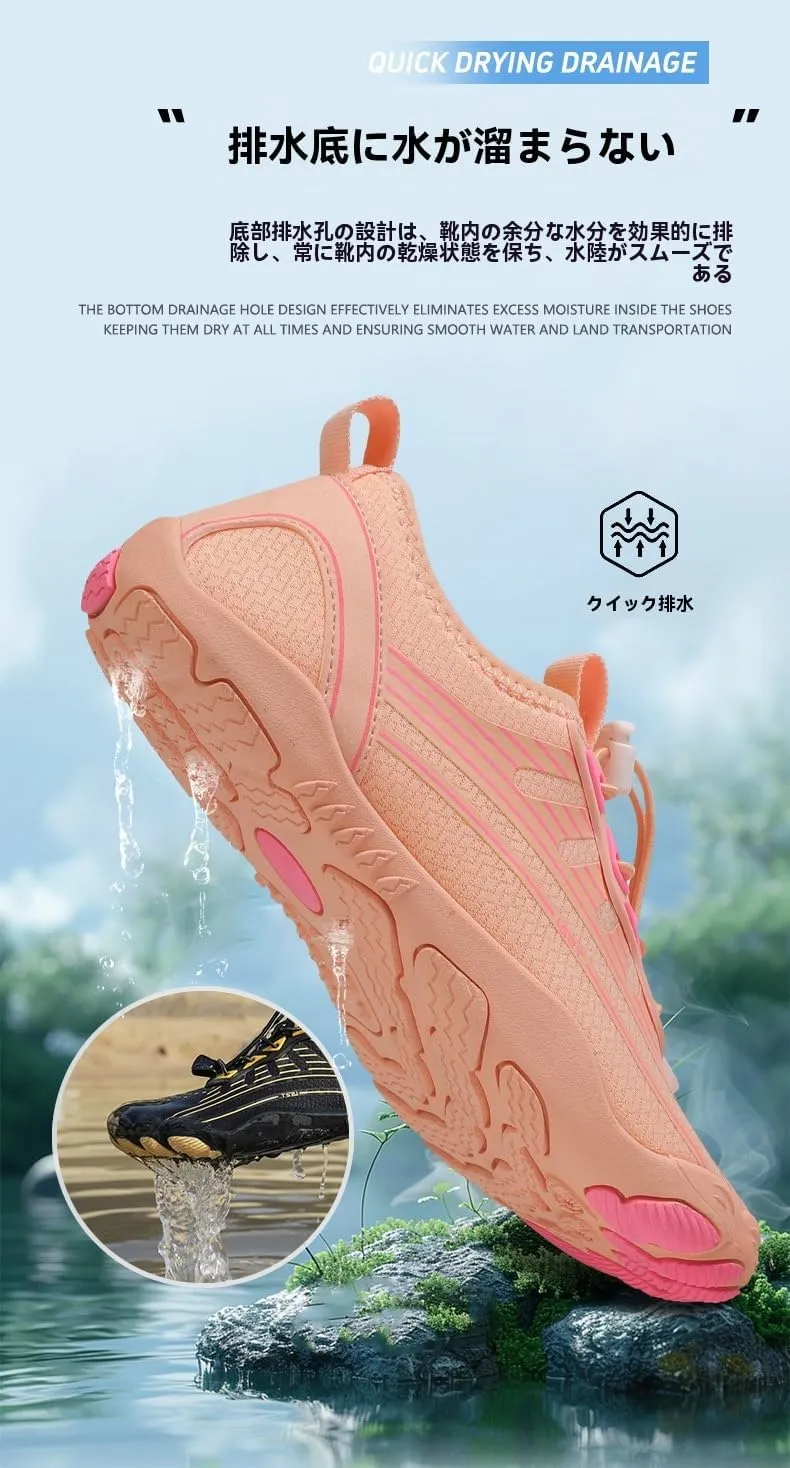 Barefoot Running Shoes for Women Wide Toe Box Non-Slip Breathable Lightweight Cross Trainer for Hiking Walking Swim Outdoor Zero Drop Sole Minimalist Quick Dry