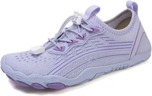 Barefoot Running Shoes for Women Wide Toe Box Non-Slip Breathable Lightweight Cross Trainer for Hiking Walking Swim Outdoor Zero Drop Sole Minimalist Quick Dry