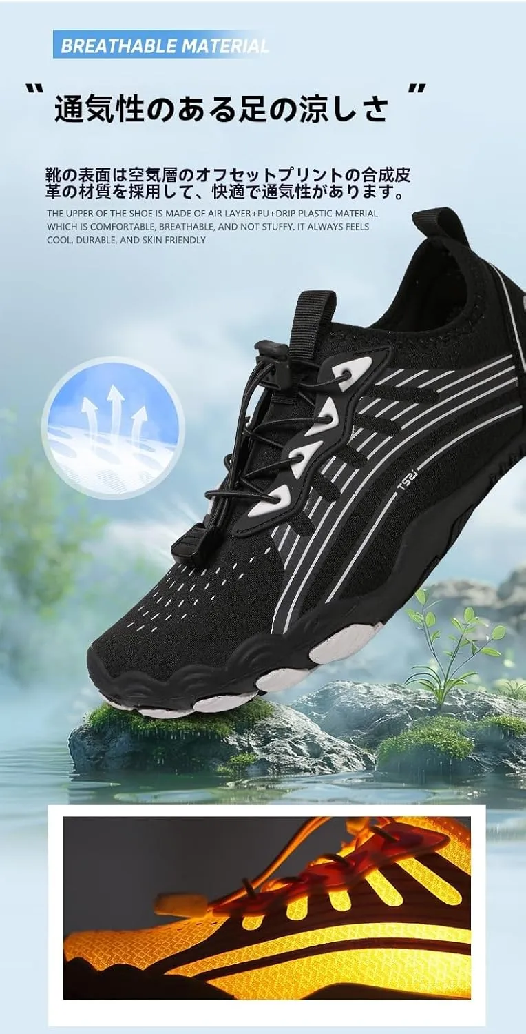 Barefoot Running Shoes for Women Wide Toe Box Non-Slip Breathable Lightweight Cross Trainer for Hiking Walking Swim Outdoor Zero Drop Sole Minimalist Quick Dry