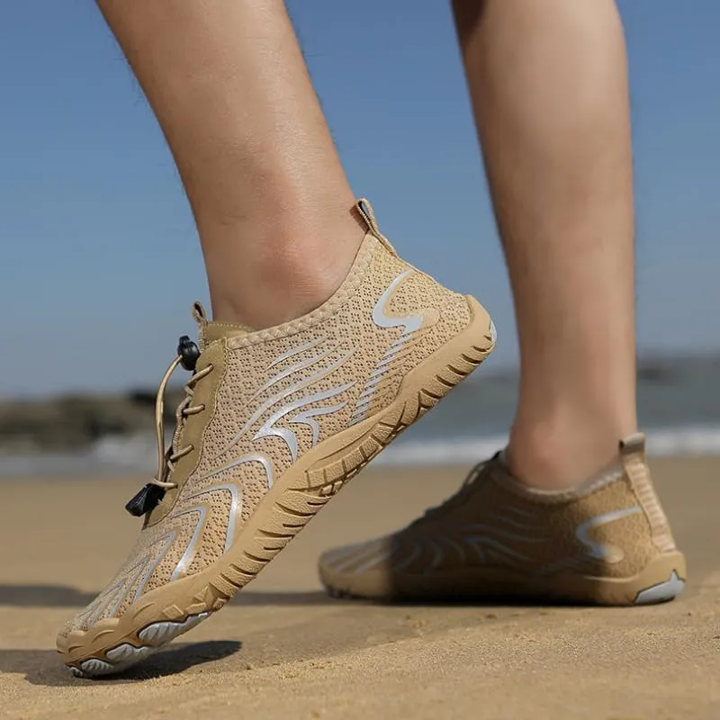 Barefoot Shoes Men Toe Shoes for Men Minimalist Shoes Mens Barefoot Shoes Mens Workout Shoes Men's Cross-Trainer Water Shoes Non-Slip Breathable Barefoot Beach Pool Aqua Swim Surf Hiking Walking Shoes