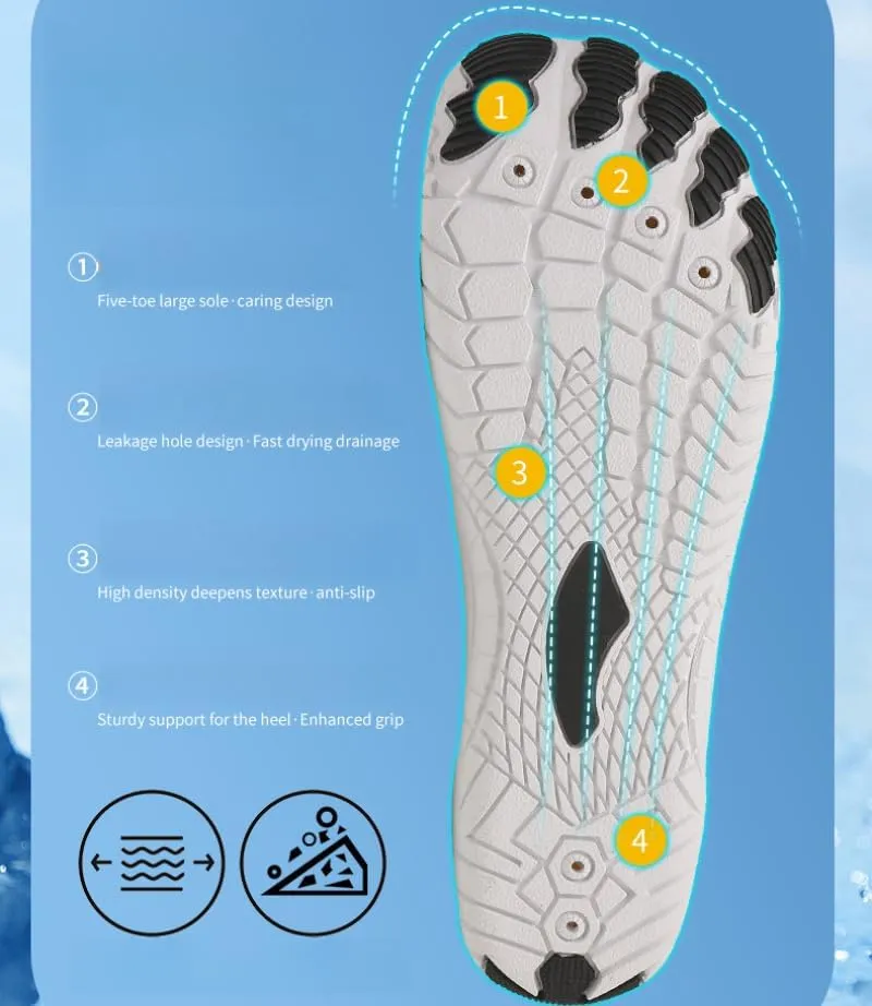 Barefoot Shoes Men Toe Shoes for Men Minimalist Shoes Mens Barefoot Shoes Mens Workout Shoes Men's Cross-Trainer Water Shoes Non-Slip Breathable Barefoot Beach Pool Aqua Swim Surf Hiking Walking Shoes