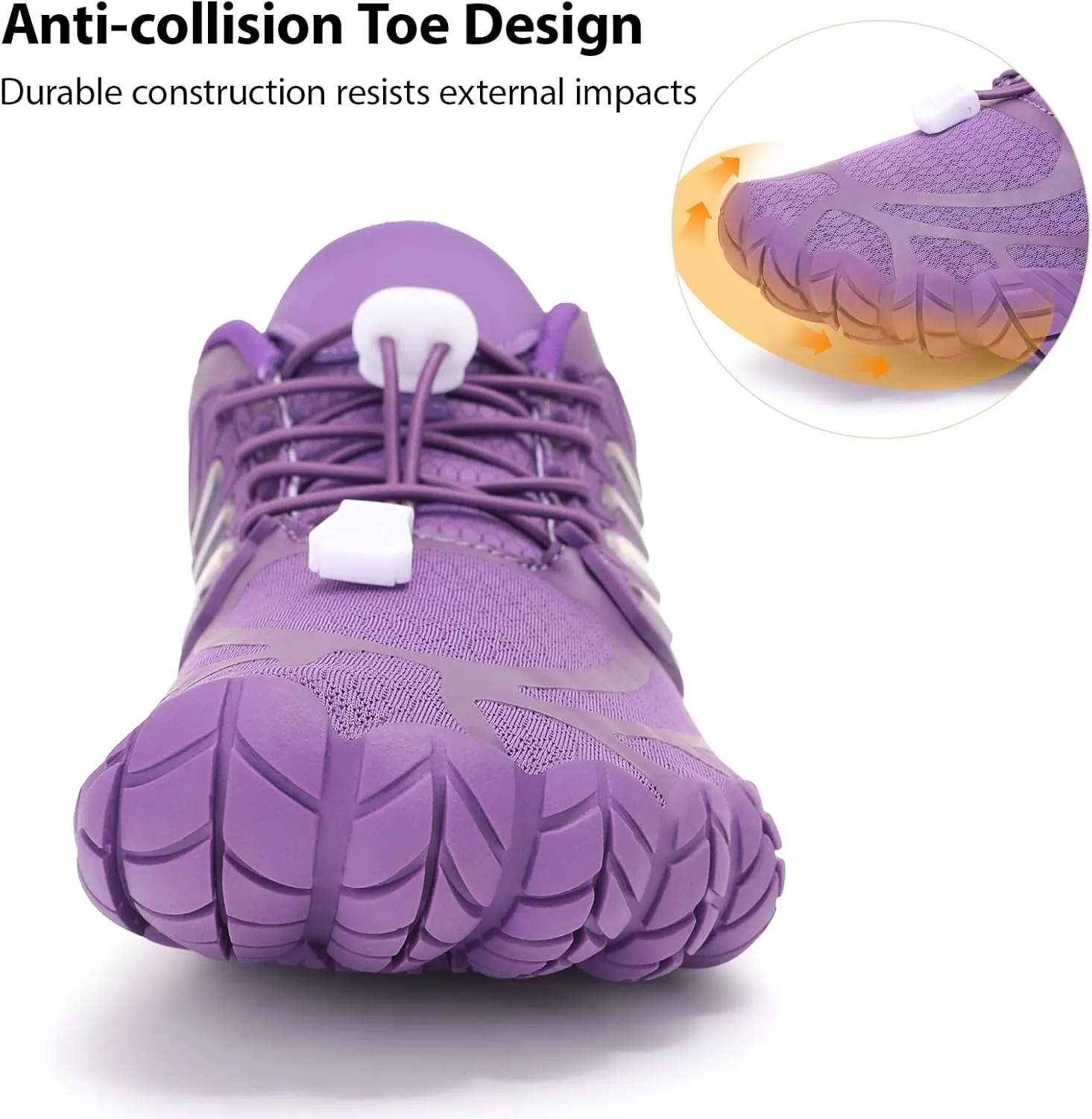 Barefoot Shoes Women Wide Toe Box Zero Drop Minimalist Shoes for Workout Cross-Trainer Walking Hiking Water Grounded Footwear