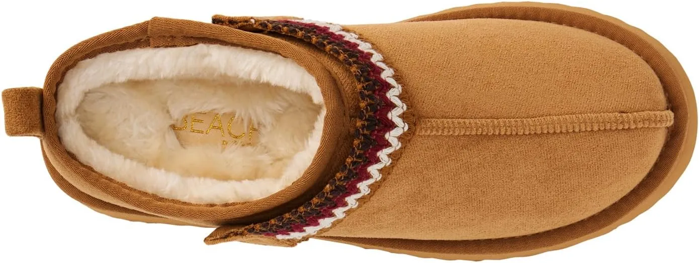 BEACH by Matisse Women's Storm Embroidered Scuff Slipper Casual Shoes