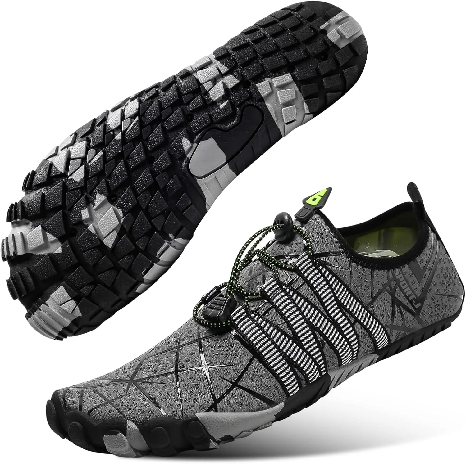 Beach Wet Water Shoes Mens Womens Wetsuit Boots Quick Dry Water Pool Trainer Sport Shoes for Swim Surf Beach Boating Snorkeling Diving Running Yoga