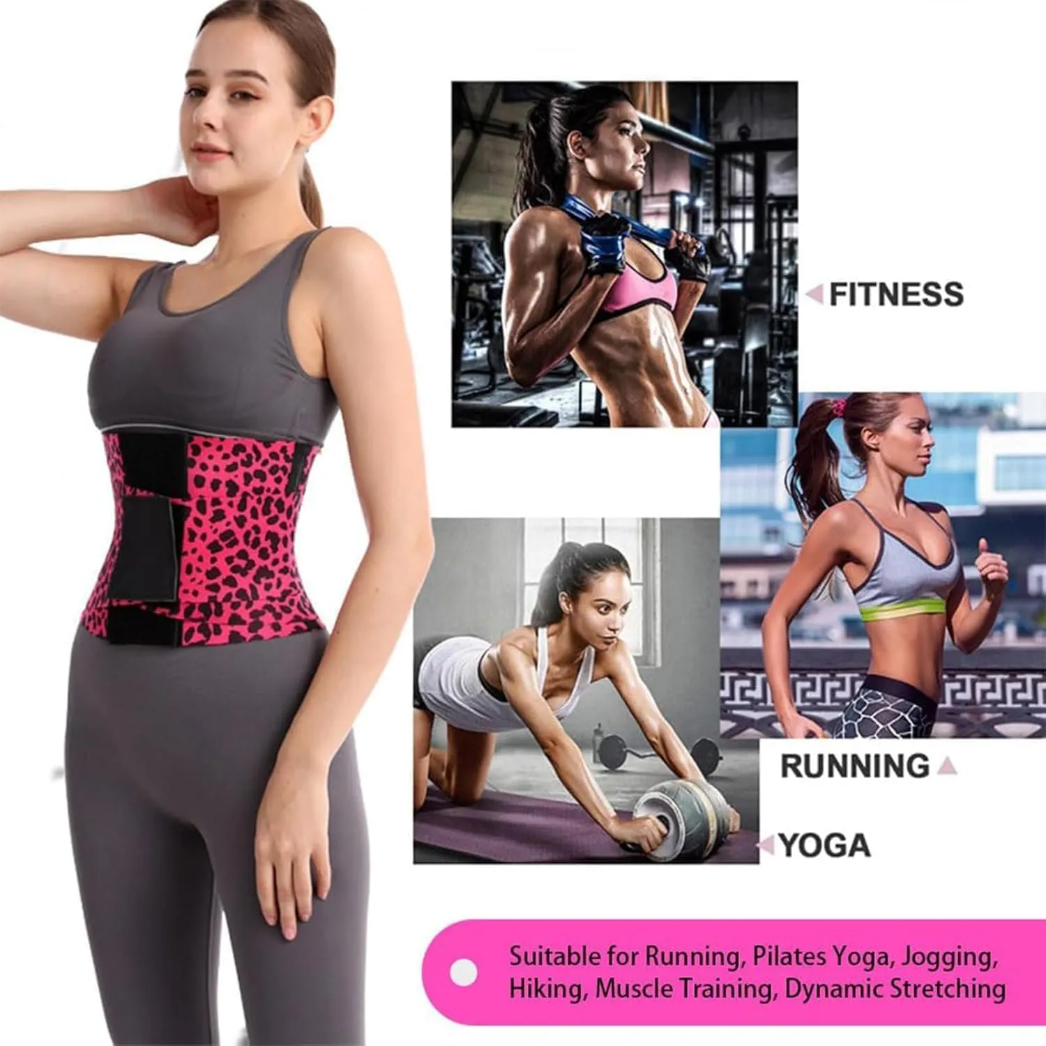 Belt Waist Cincher Ab Belt Tummy Control Body Shaper with Triple Wrap for Women,Plus Size Waist Trainer Shapewear