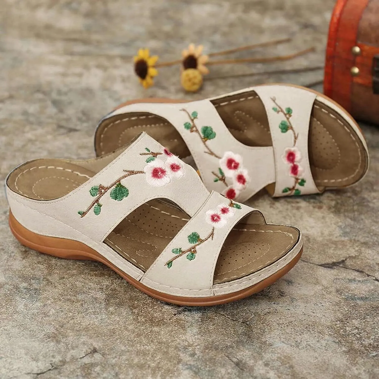 Best Slip On Walking Shoes for Women with Arch Support Womens Black Flats Orthopedic Comfort Wedge Sandals for Women Recovery Sandals Women Leather Sandals for Women Dressy Sandals Women with Heels