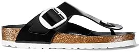 Birkenstock 1023841137 Gizeh Bb Hs Blk Wht LTR R 37