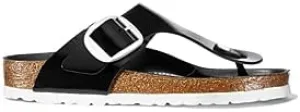 Birkenstock 1023841137 Gizeh Bb Hs Blk Wht LTR R 37