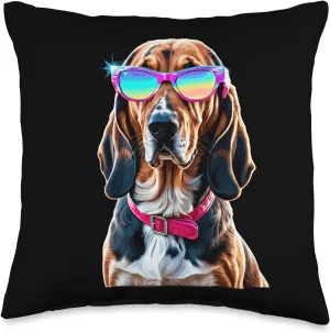 Bloodhound Dog Men Women Bloodhound Throw Pillow