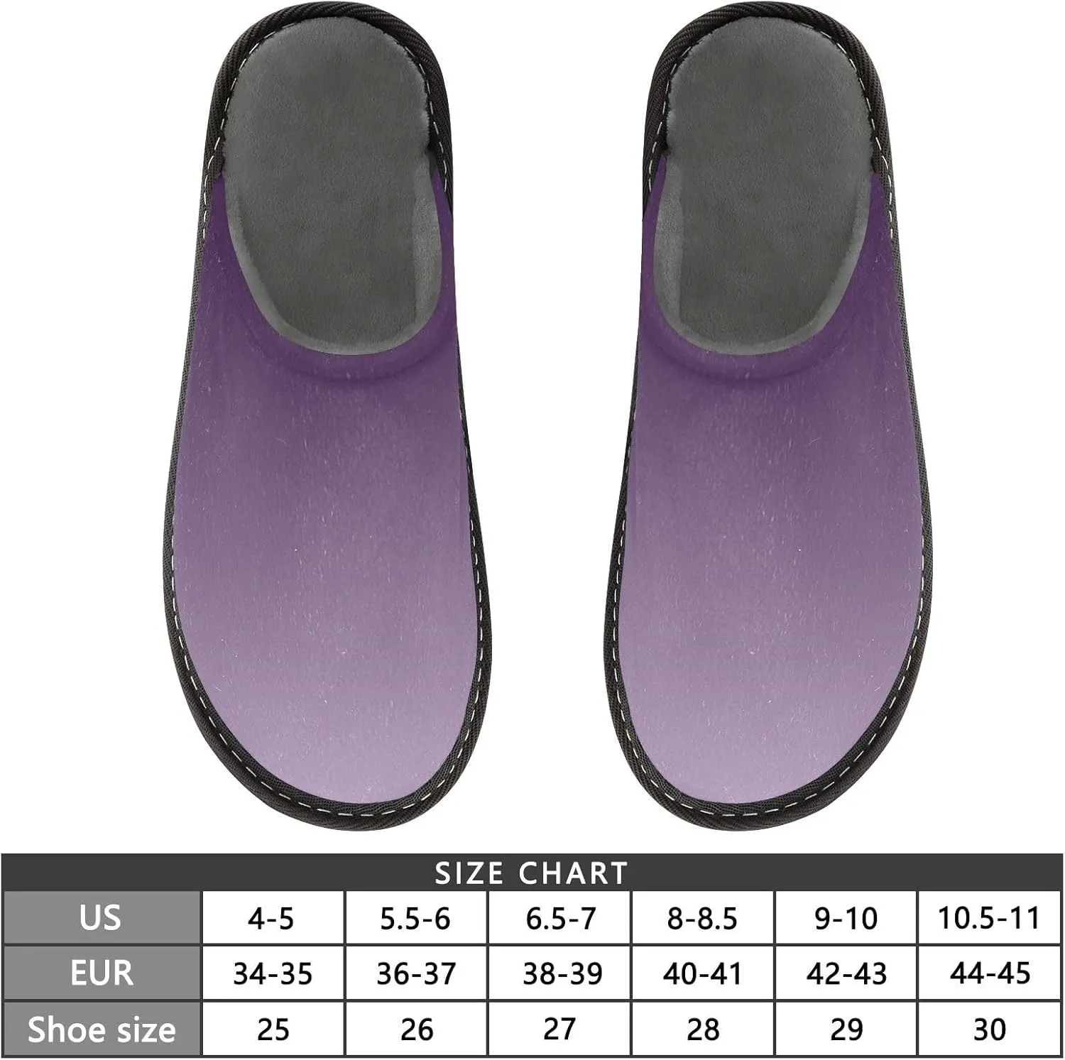 Blue Orange Gradient House Slippers for Women Men Non-Slip Slipper Socks