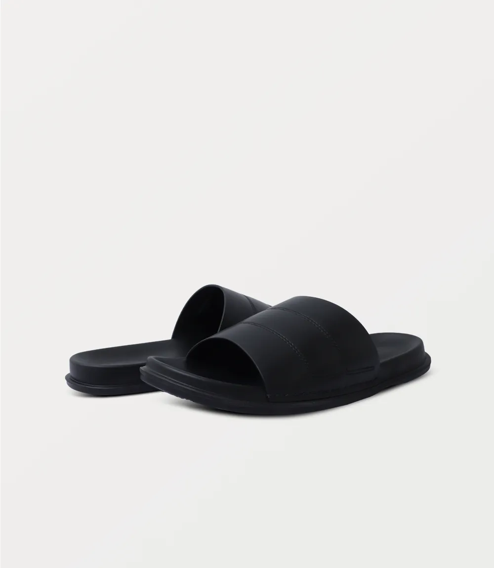 BM6862-BLACK-Men Slipper