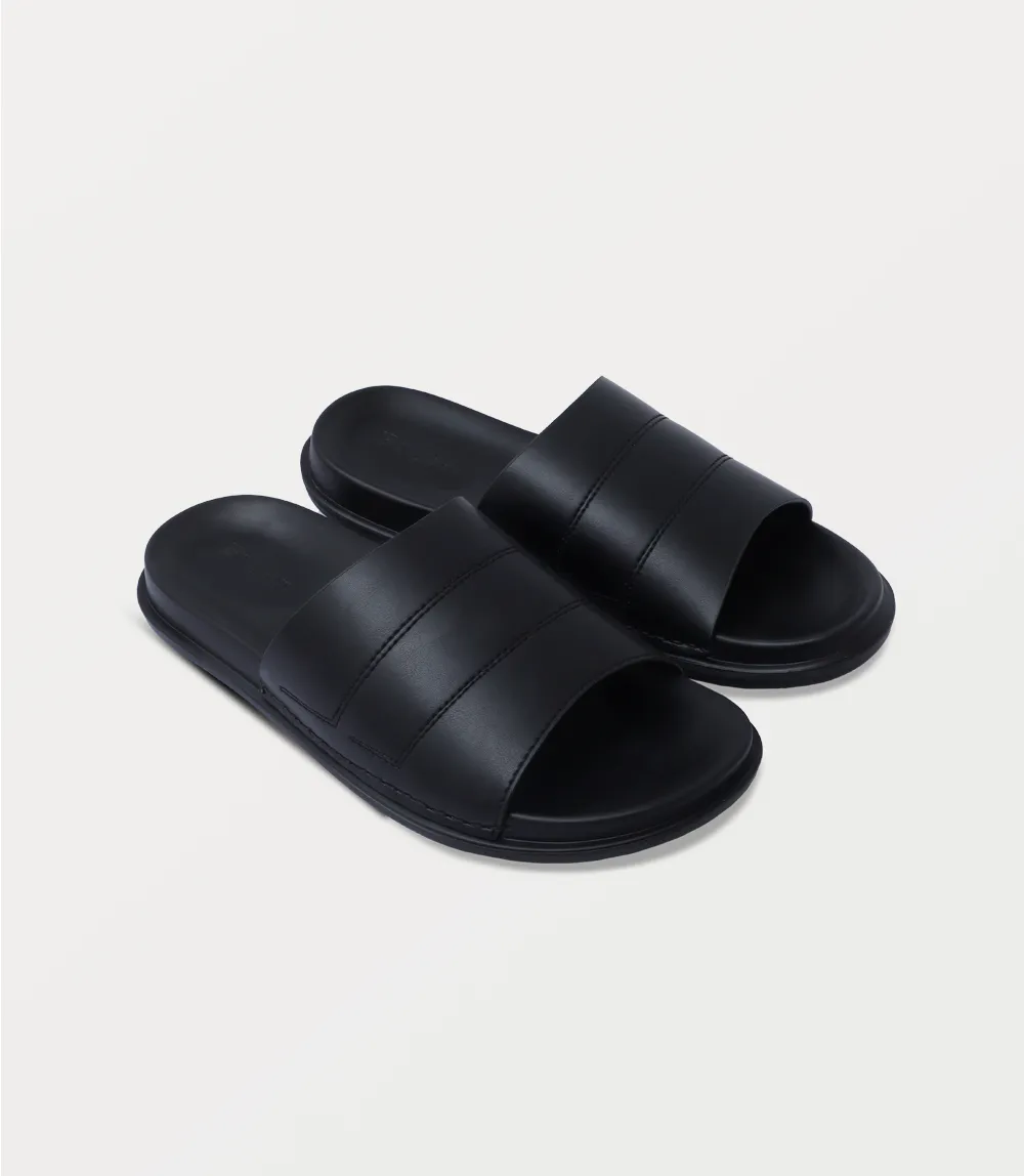 BM6862-BLACK-Men Slipper