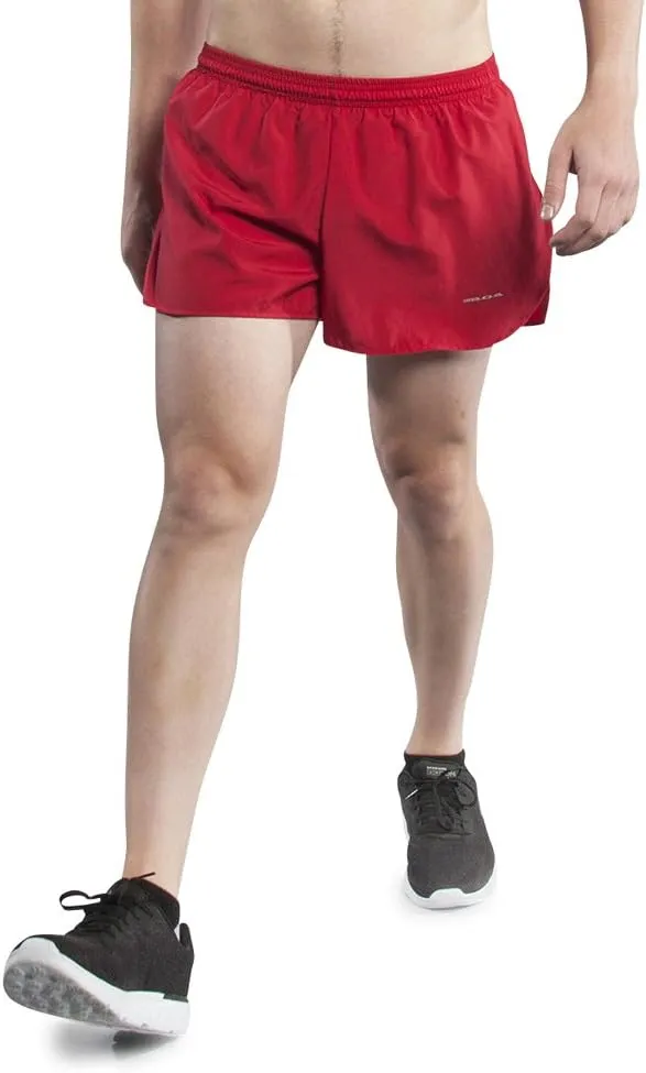 BOA Mens 3" Half Split Trainer Solid Running Short (1206B)
