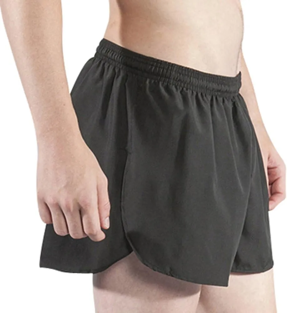 BOA Mens 3" Half Split Trainer Solid Running Short (1206B)