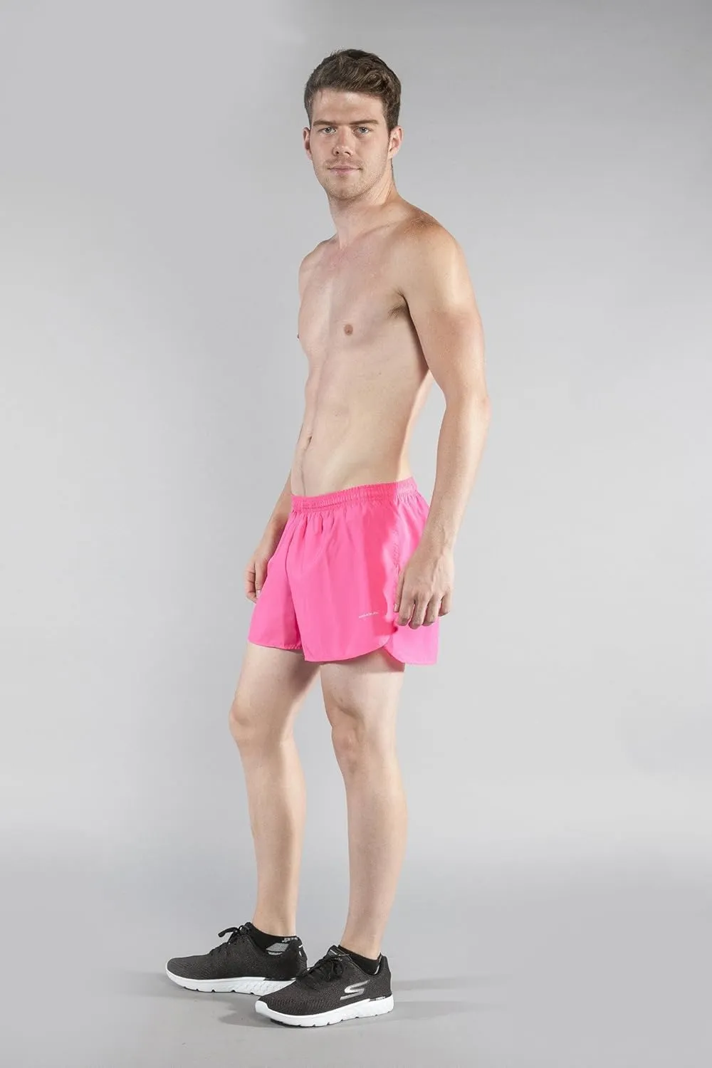 BOA Mens 3" Half Split Trainer Solid Running Short (1206B)
