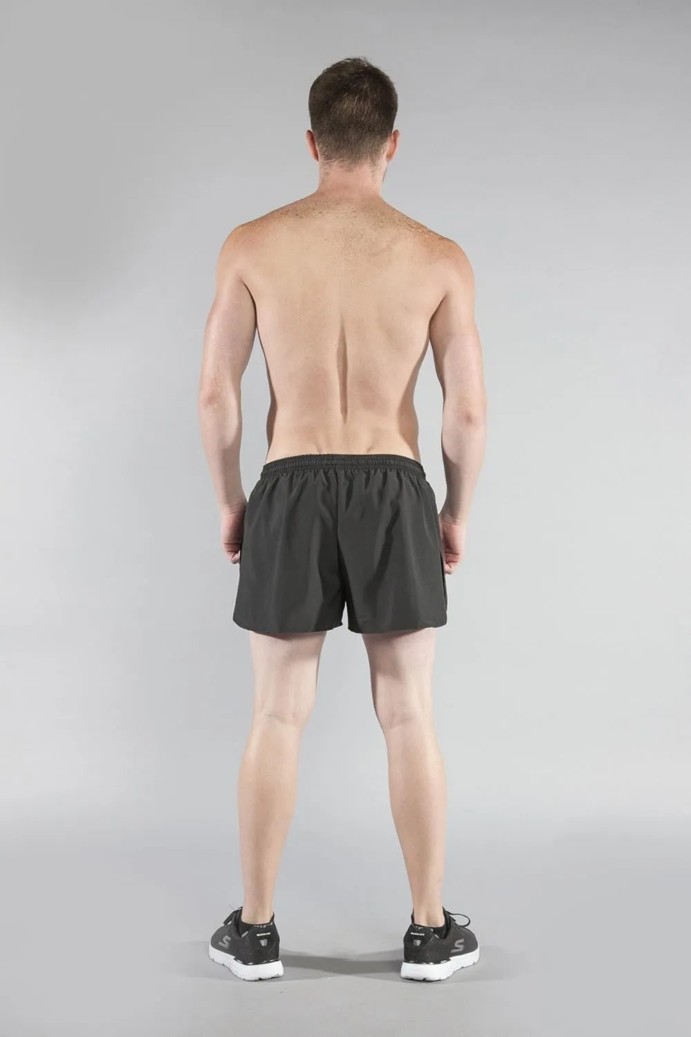 BOA Mens 3" Half Split Trainer Solid Running Short (1206B)