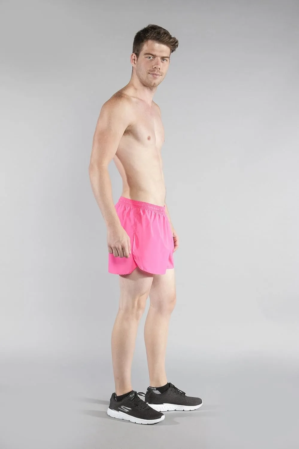 BOA Mens 3" Half Split Trainer Solid Running Short (1206B)